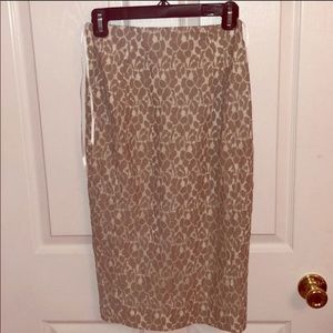 Black Halo high waist lace pencil skirt Size 0